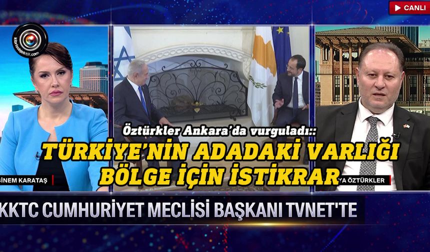 Öztürkler: TSK adada huzurun ve barışın güvencesi