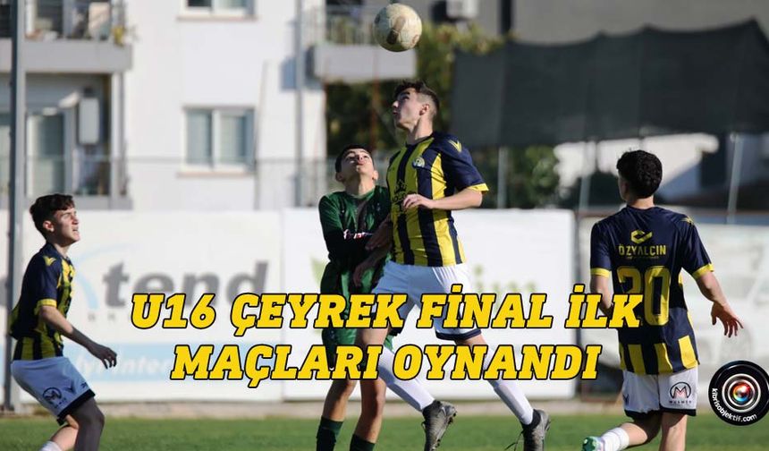 Futbol U16'larda hedef yarı final