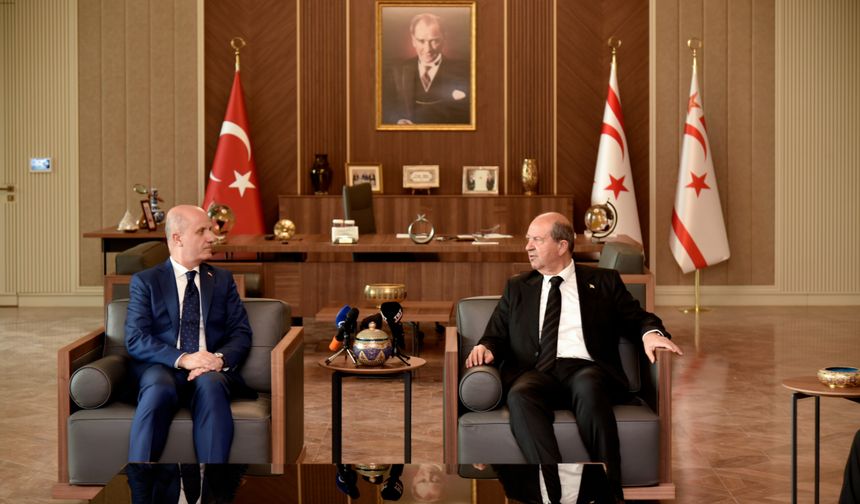 Tatar, Özvar’ı kabul etti: Yükseköğretim KKTC’nin lokomotif sektörlerinden