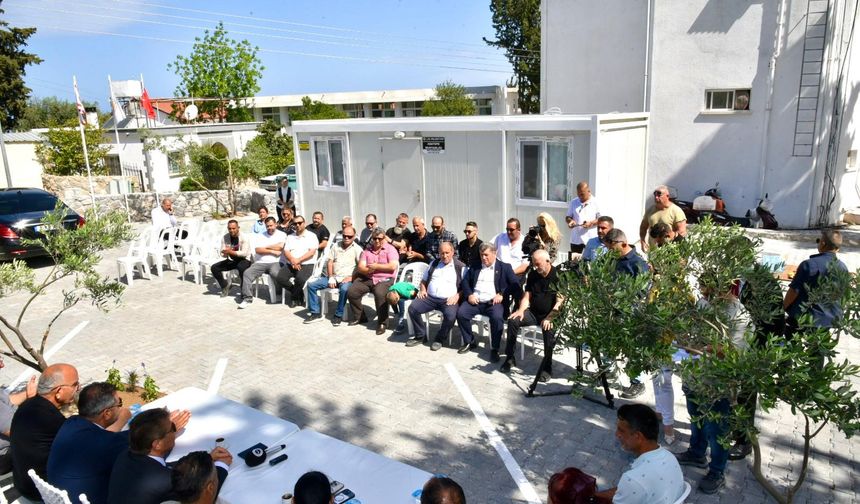 Başbakan Üstel, Adatepe Muhtarlık binasının açılışını yaptı