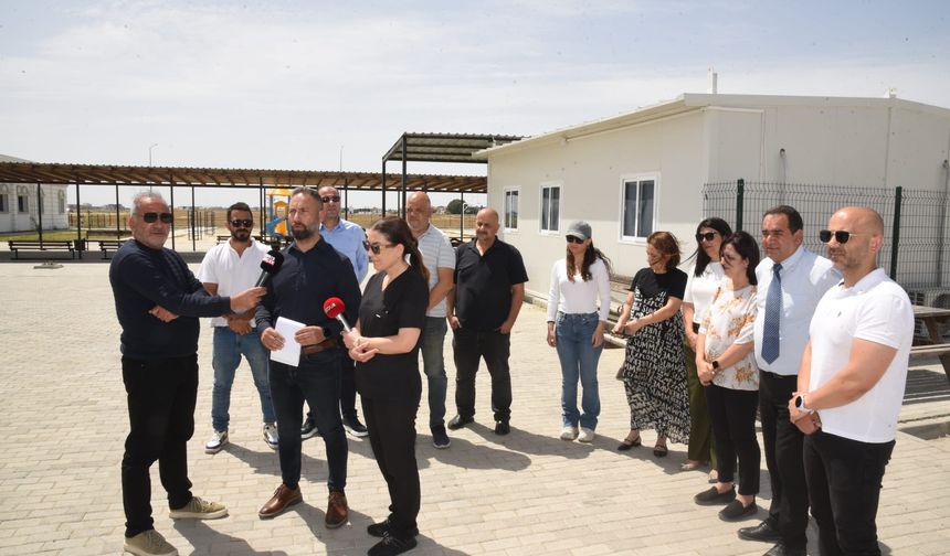 KTÖS ve TIP-İŞ, Dr. Suat Günsel İlkokulu’nda eylem yaptı