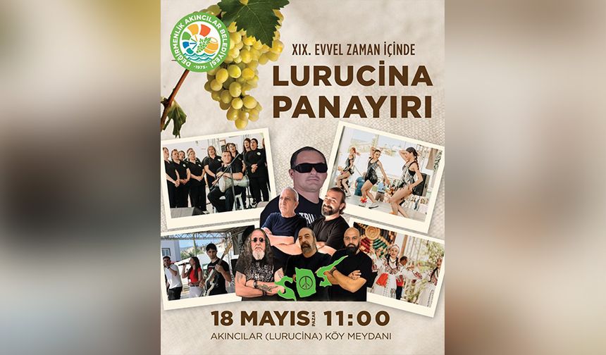 XIX. Evvel Zaman İçinde Lurucina Panayırı, 18 Mayıs’ta!