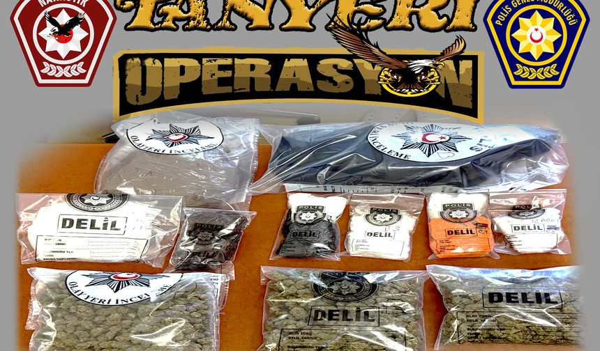 Polisten “Tanyeri" Operasyonu: 2 kilo 170 gram hintkeneviri ele geçirildi