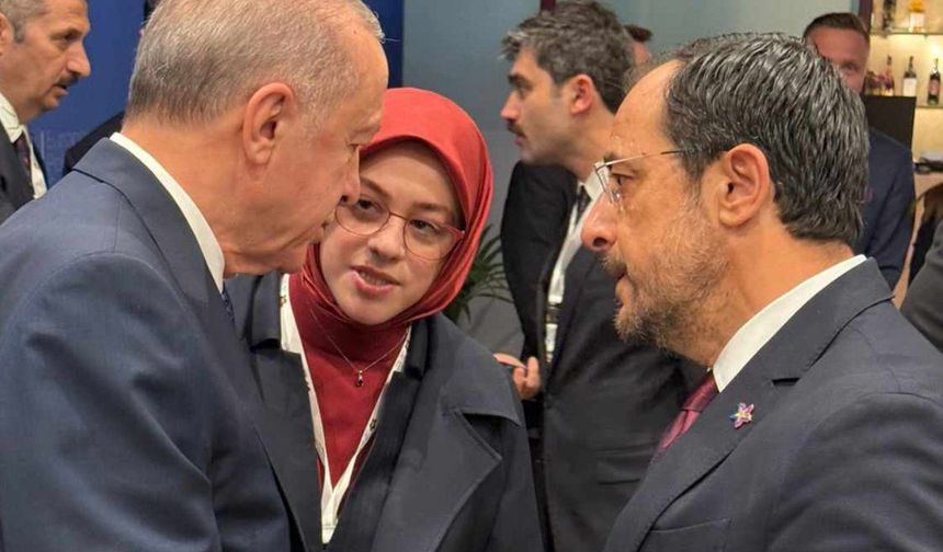 Hristodoulidis ile Erdoğan, Arnavutluk'ta kısa bir görüşme gerçekleştirdi