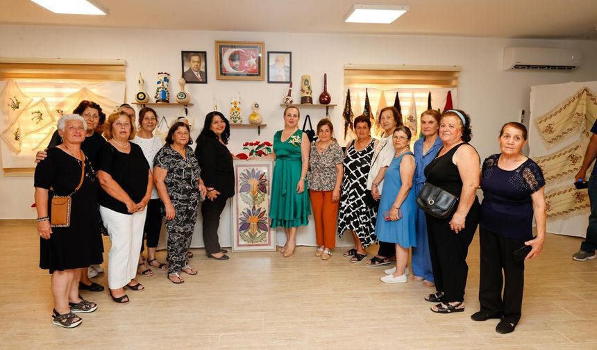 Sibel Tatar, Ergazi-Kilitkaya köy kadın kursu yıl sonu sergisinin açılışına katıldı