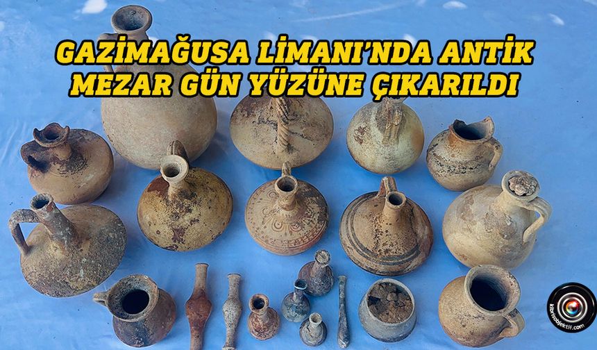 Gazimağusa Limanı’nda antik mezar keşfi