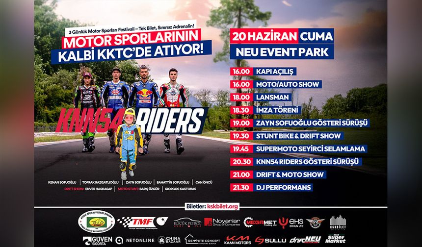20 Haziran’da yıldızları Drift NEU Event Park'ta buluşuyor