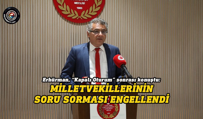 Erhürman: Yaratılmaya çalışılan zafer algısı gerçeği yansıtmıyor