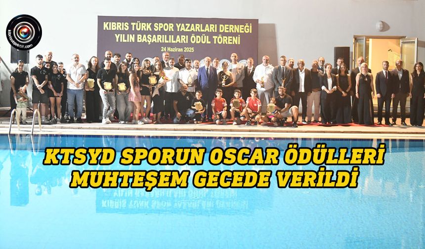 KTSYD sporun Oscar ödülleri muhteşem gecede verildi