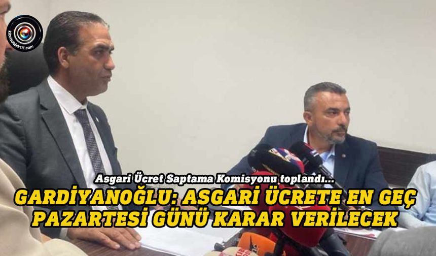 Asgari Ücret Saptama Komisyonu toplandı