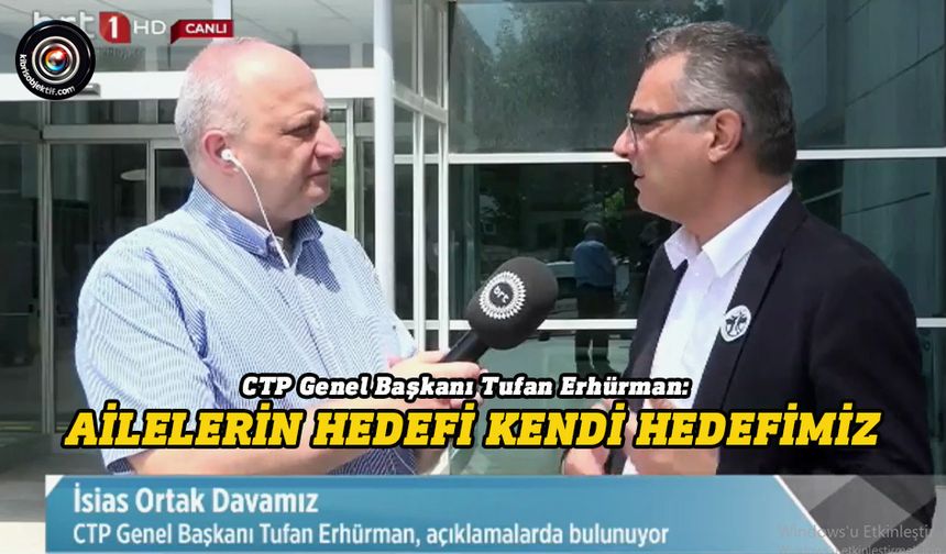 Erhürman, kamu görevlilerinin yargılandığı İsias duruşması öncesinde konuştu…