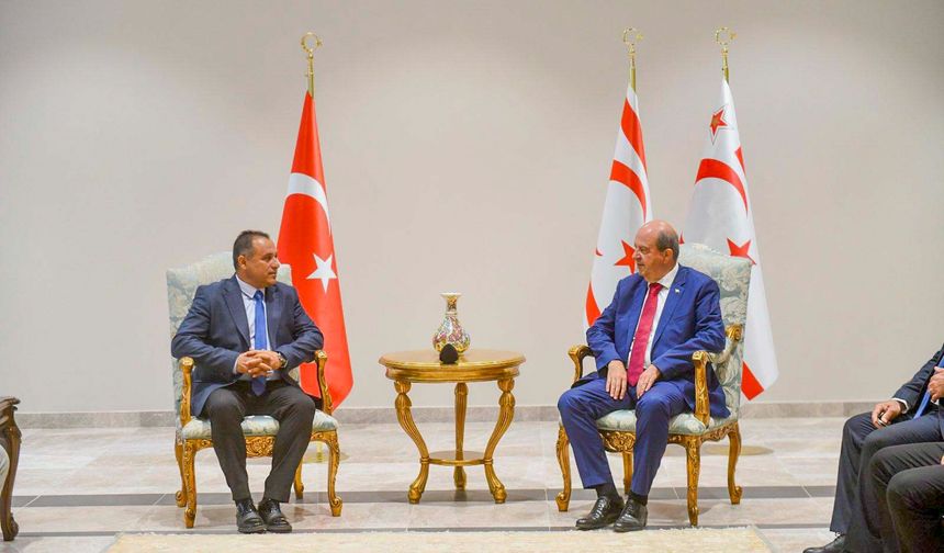 KTSYD Başkanı Necati Özsoy ve yönetimi Tatar’a nezaket ziyareti yaptı