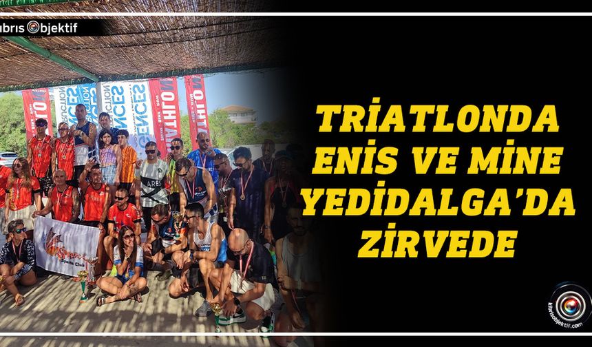 Yedidalga Sprint Triatlonu hafta sonu yapıld