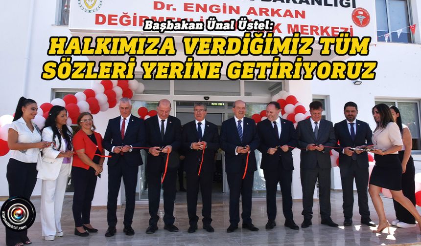 Dr. Engin Arkan Değirmenlik Sağlık Merkezi törenle hizmete girdi
