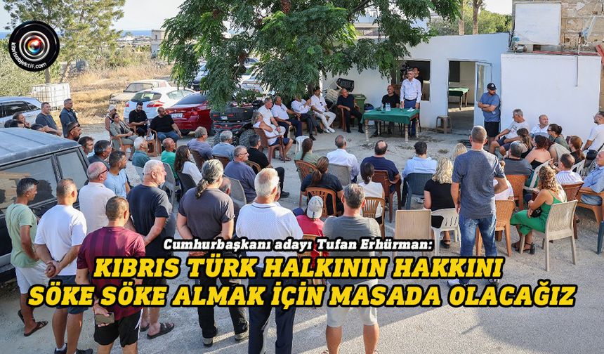 Erhürman, Kilitkaya, Kumyalı ve Mehmetçik’i ziyaret etti