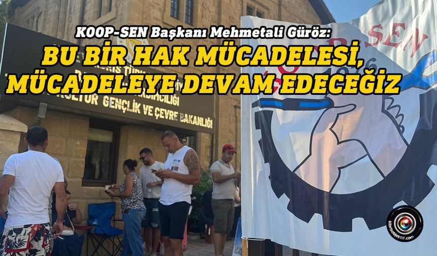 Kooperatif Merkez Bankası iştiraklerindeki grev yedinci gününde devam ediyor