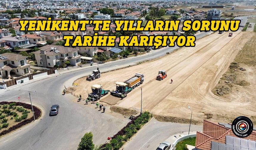 Amcaoğlu: Yıllardır süregelen bir yol sorununu daha çözüme kavuşturuluyor