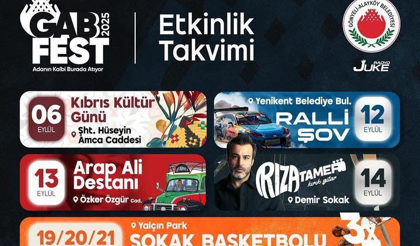 GABFEST 2025, 6 Eylül-4 Ekim'de yapılıyor