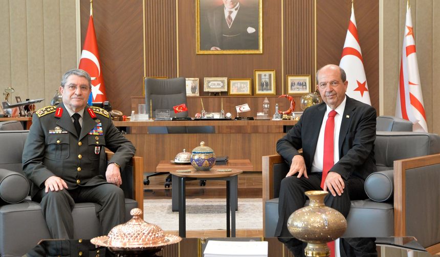 Cumhurbaşkanı Tatar, Orgeneral Bayraktaroğlu’nu kabul etti
