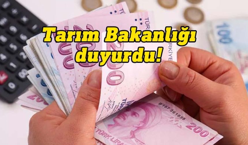 Doğrudan gelir desteği avans ödemeleri üreticilerin hesaplarına yatırıldı