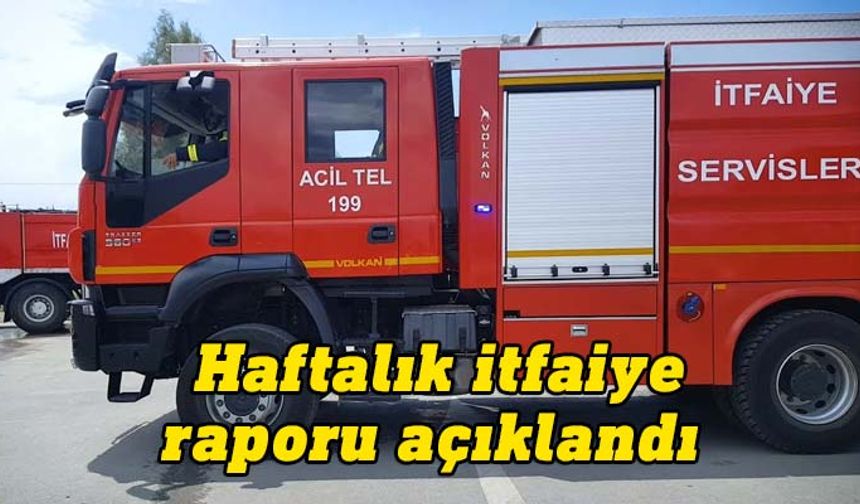 Bir haftada 21 yangın...