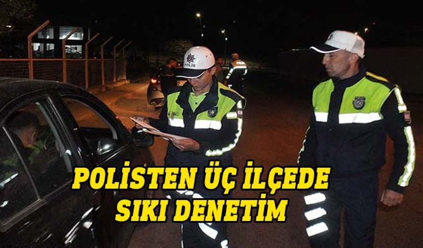 Gazimağusa, Girne ve Güzelyurt’ta eş zamanlı asayiş ve trafik denetimi