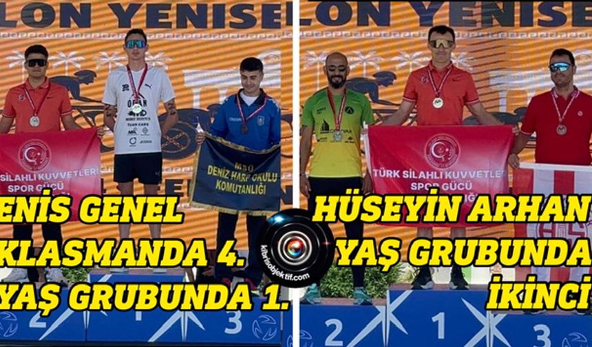 Türkiye Triatlon Şampiyonası’nda Enis birinci, Hüseyin ikinci