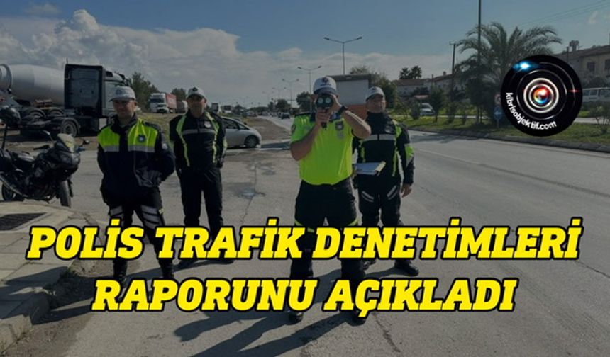 Trafik denetimlerinde 1379 sürücü rapor edildi